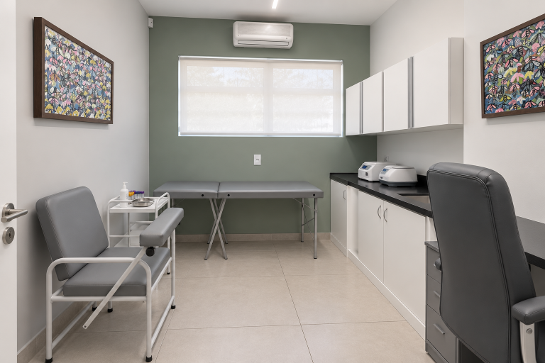 Sala de coleta e apoio diagnóstico da Emana